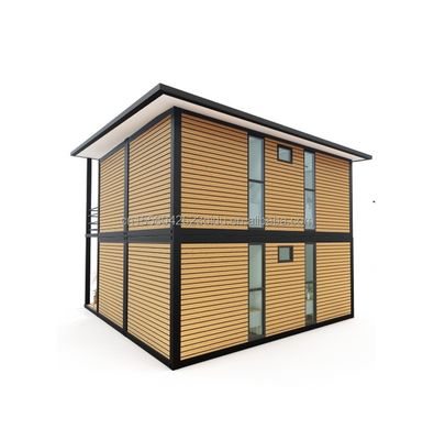 Casas de ocio de madera prefabricadas para vacaciones familiares en el campo