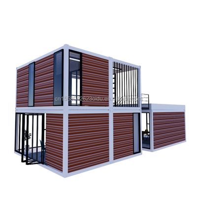 Quiosco portátil de 20 pies Modificado Prefab Modular Cafetería Contenedor de envío Bar Casa pequeña 3 dormitorios diseñados para el hotel