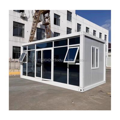 Modern Outdoor Living 20ft 40ft Prefabricado casas móviles de acero expandible panel de sándwich contenedor con color personalizado