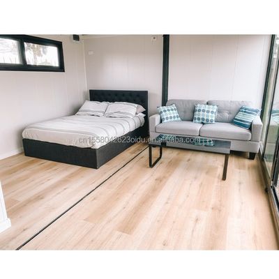 Casa de contenedores prefabricada portátil con dormitorios para exteriores hecha de panel sándwich