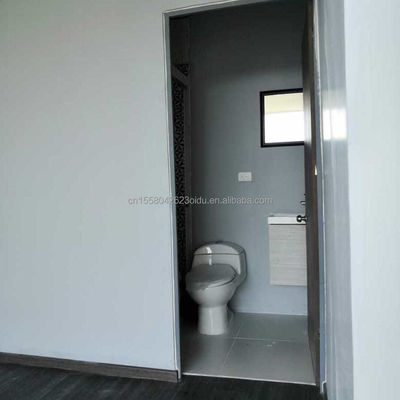 Ventanas de aleación de aluminio usadas en 20 pies Casa de madera prefabricada de lujo con cocina y baño