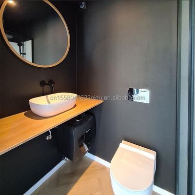 Panel de sandwich de acero Casa de contenedores de villa de madera prefabricada con diseño moderno y características expandibles