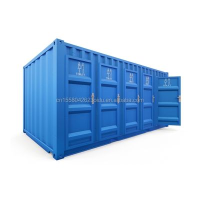 Color personalizado Prefab Mobile Toilet de baño portátil para unidades de la casa de contenedores al aire libre de Direct Modular Moderno
