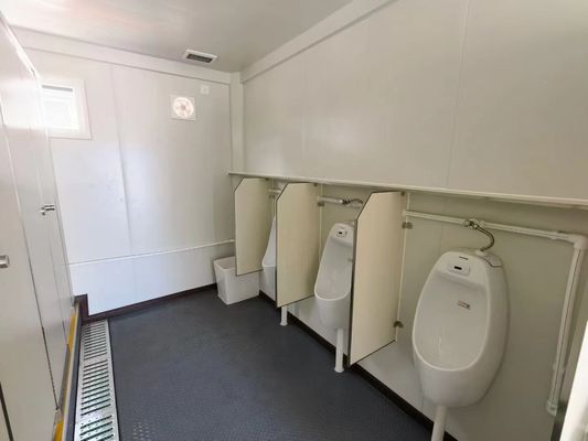 Toilet para tienda o villa de aleación de aluminio Ventanas y diseño moderno de mediados de siglo
