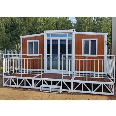 Modernos hogares móviles plegables prefabricados de 20 pies con modelos 3D / dibujos CAD