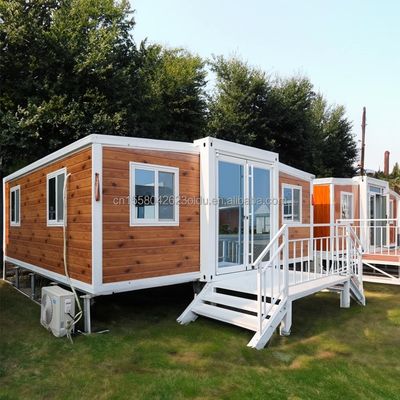 Modernos hogares móviles plegables prefabricados de 20 pies con modelos 3D / dibujos CAD
