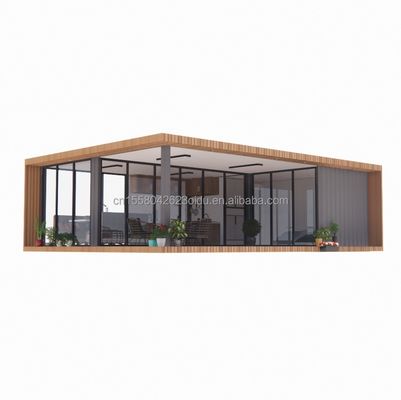 Contenedor expandible para familia de tres Instalación rápida Casa móvil de lujo asequible