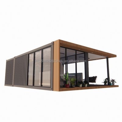Contenedor expandible para familia de tres Instalación rápida Casa móvil de lujo asequible