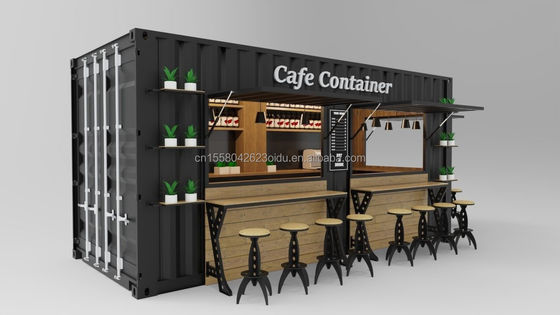 Suministro Custom Hotel plegable Casa móvil con acero galvanizado curvado 180g 20ft listo para el envío plegable Container House
