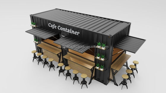 Suministro Custom Hotel plegable Casa móvil con acero galvanizado curvado 180g 20ft listo para el envío plegable Container House