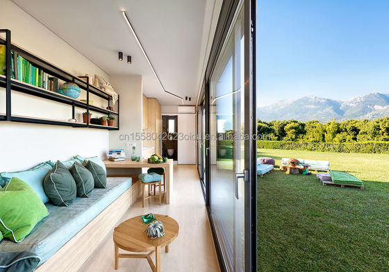 Casas galvanizadas de acero con marco de acero de 20 pies Casas expandibles Casas prefabricadas Casas de lujo Contenedor para estilo de diseño chino