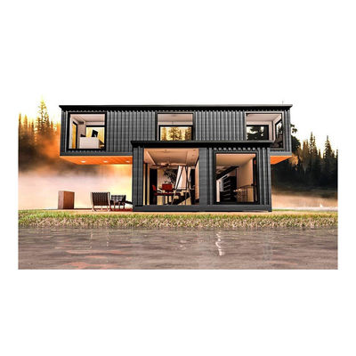 Casa de contenedores de lujo con pared 50/75/100mm Panel Sandwich de onda con descuento