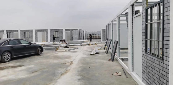 Moderno diseño 20ft Container Casa móvil para sitio de construcción temporal Solución de viviendas de trabajadores migrantes