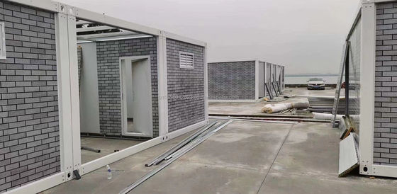 Moderno diseño 20ft Container Casa móvil para sitio de construcción temporal Solución de viviendas de trabajadores migrantes