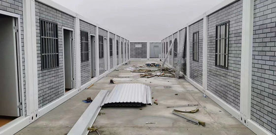 Moderno diseño 20ft Container Casa móvil para sitio de construcción temporal Solución de viviendas de trabajadores migrantes