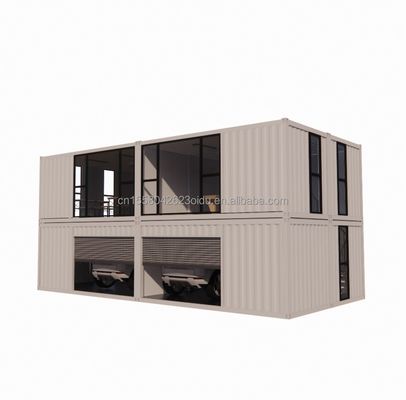 Casa prefabricada con diseño moderno y ventanas de aleación de aluminio